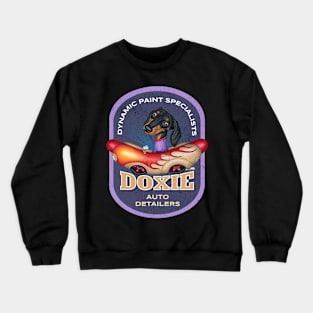 Dachshund Auto Detailers Crewneck Sweatshirt